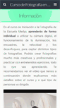 Mobile Screenshot of cursodefoto-madrid.com