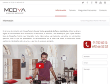 Tablet Screenshot of cursodefoto-madrid.com